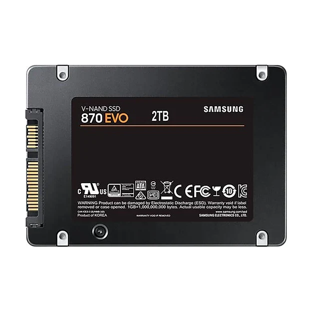 Samsung 870 EVO 2TB SATA SSD product photo